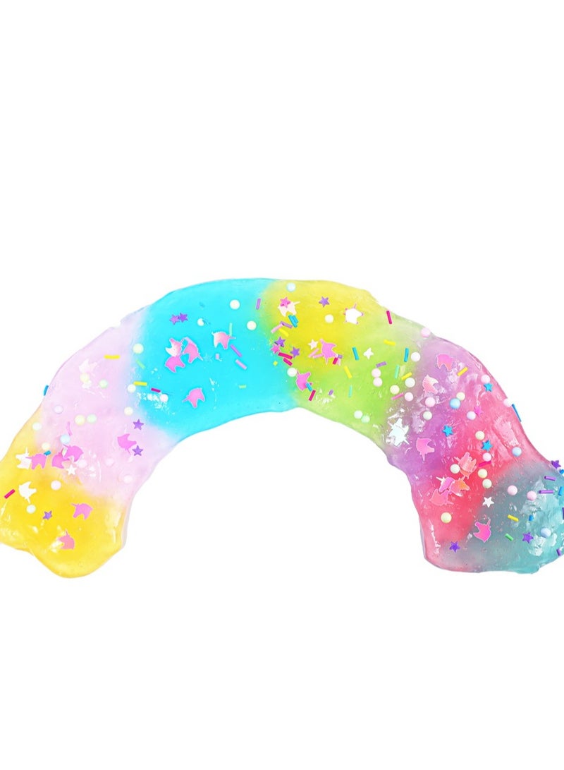 Cutie Cute Bubble Up Unicorn Crystal Slime Kit Rainbow Colors With Sprinkles Girl Toys Gifts For Kids Aged 3 Year Up Old - Image 5