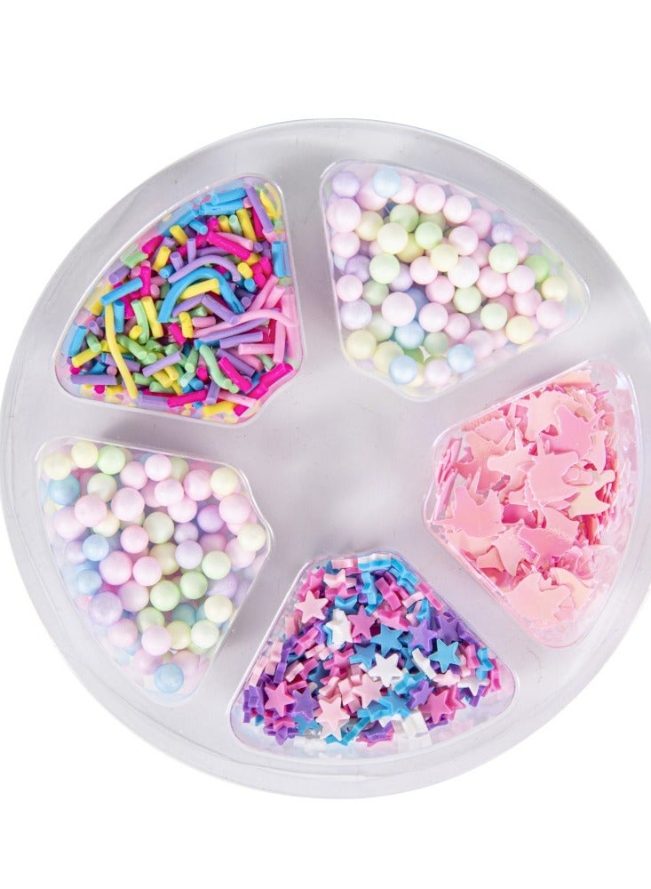 Cutie Cute Bubble Up Unicorn Crystal Slime Kit Rainbow Colors With Sprinkles Girl Toys Gifts For Kids Aged 3 Year Up Old - Image 3