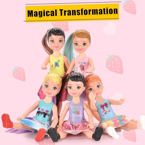 squishy Colour Reveal Doll, Water Doll with Color Changing Features, Fun Interactive Play Set for Kids, Gift Toy for Birthday and Holidays - Image 5