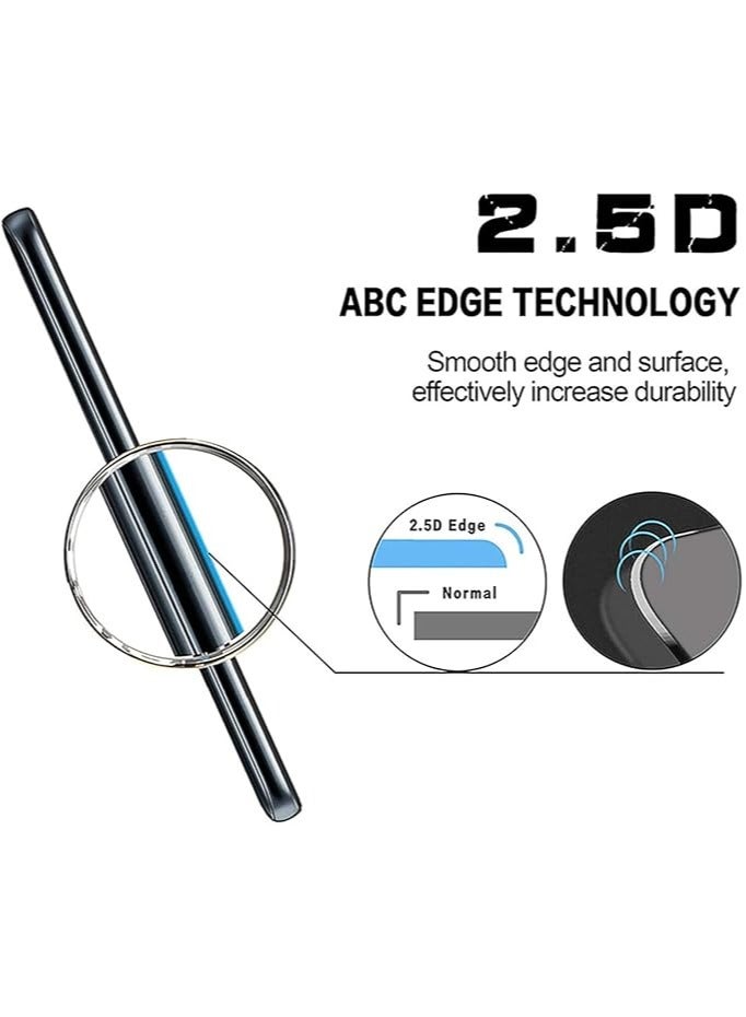 【2 Pack】 Tempered Glass Compatible with Xiaomi 15 Pro Screen Protector, Premium 3D Curved Edge Guard Film, Edge to Edge Full Screen Cover, Work with Most Cases  - Image 4