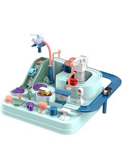 BAYBEE BAYBEE Adventure Race Track Car Toy, Big Race Tracks Car Toy Set for Kids, City Rescue Rail Car Race Track Interactive Learning for Toddler Infants, Educational Gift for Boys Girls age 3 4 5 6+ Years  - Image 1