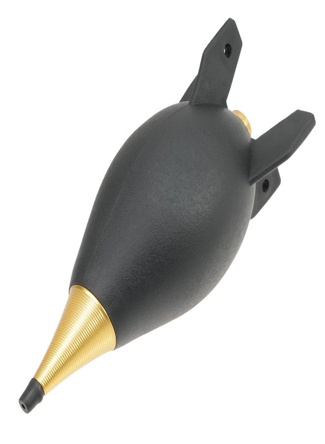 FocusFoto Rocket Air Blower, Strong Air Volume Dust Blower Cleaning for DSLR Camera Sensor CCD CMOS Lens Filter Keyboard Cleaner Black & Golden - Image 2