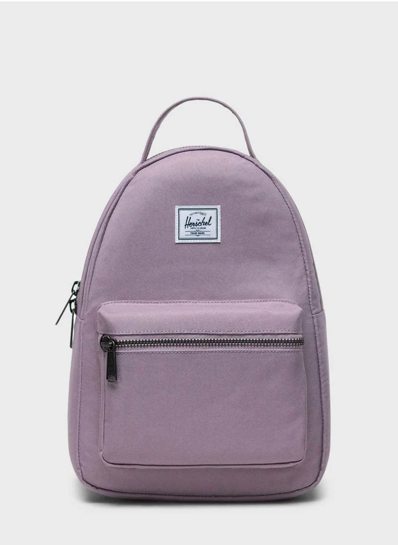 Herschel Logo Top Handle Zip Over Backpack