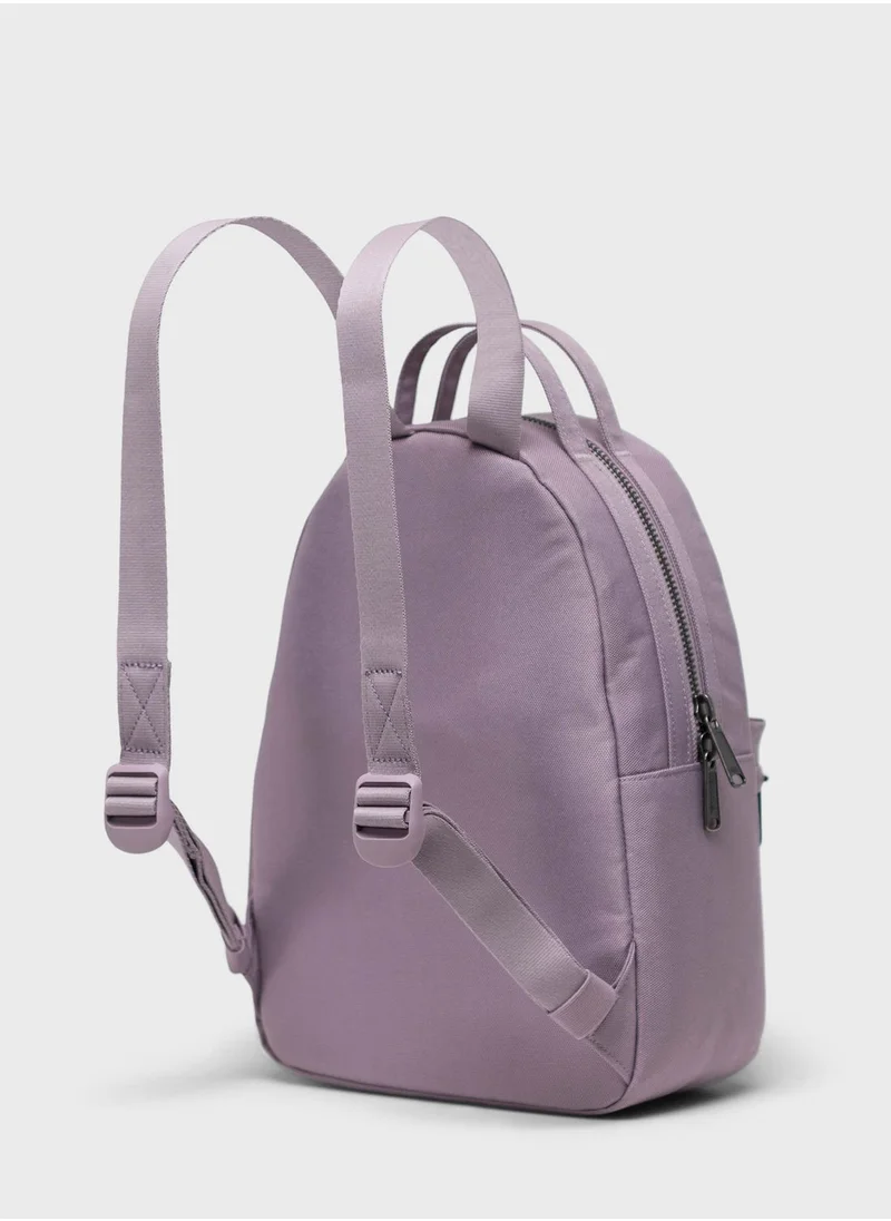 Herschel Logo Top Handle Zip Over Backpack