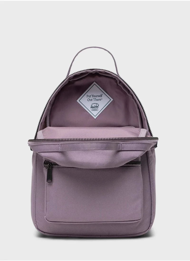Herschel Logo Top Handle Zip Over Backpack