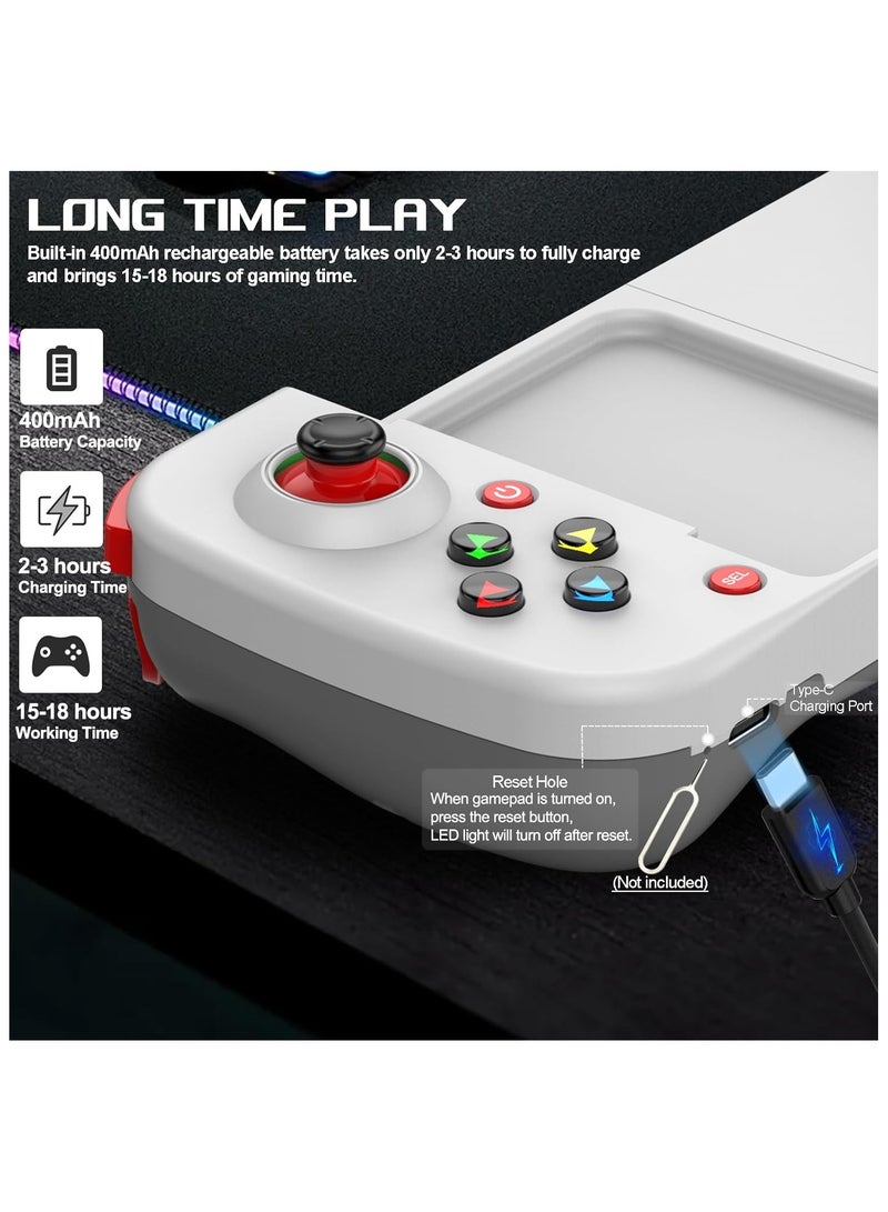 Bluetooth Controller for iPhone/iPad/MacBook/iOS/Android/Samsung/Tablet/PC Wireless Gamepad Joystick with Back on, Analog Triggers, Stretchable, Direct Play for Call of Duty, Genshin Impact - Image 5