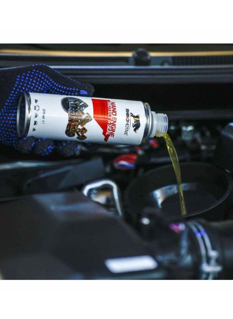 RHINOMOTIVE RHINOMOTIVE - Nano Engine Protect & Seal - 375 مل  - Image 4