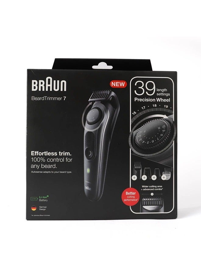 BRAUN Beard Trimmer Series 7 With 7 Attachments Black - Image 4