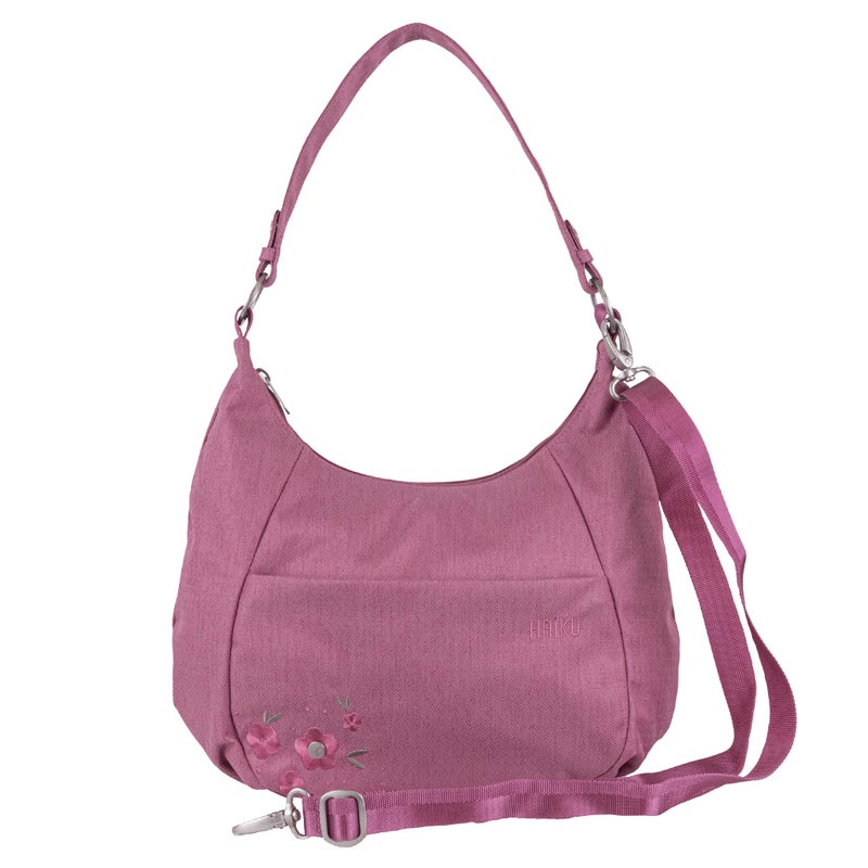 HAIKU Amble Hobo Bag with Removable Shoulder Strap and Adjustable Crossbody Strap, Cherry Blossom - Image 1