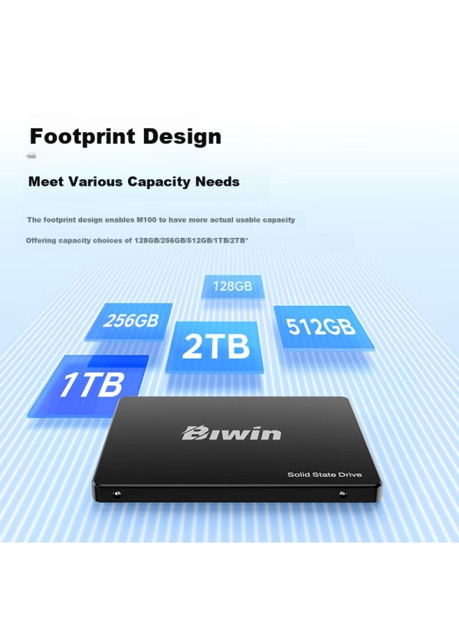 Biwin 2tb Ssd Solid State Drive Sata3.0 Interface Ai Computer Accessories Read Speed 550mb/s M100 - Image 3