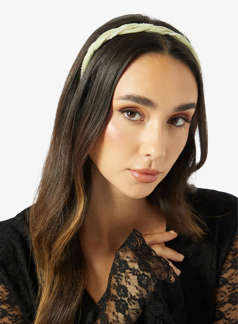 Khizana  Rhinestone Embellished Headband for Women | Best Price UAE