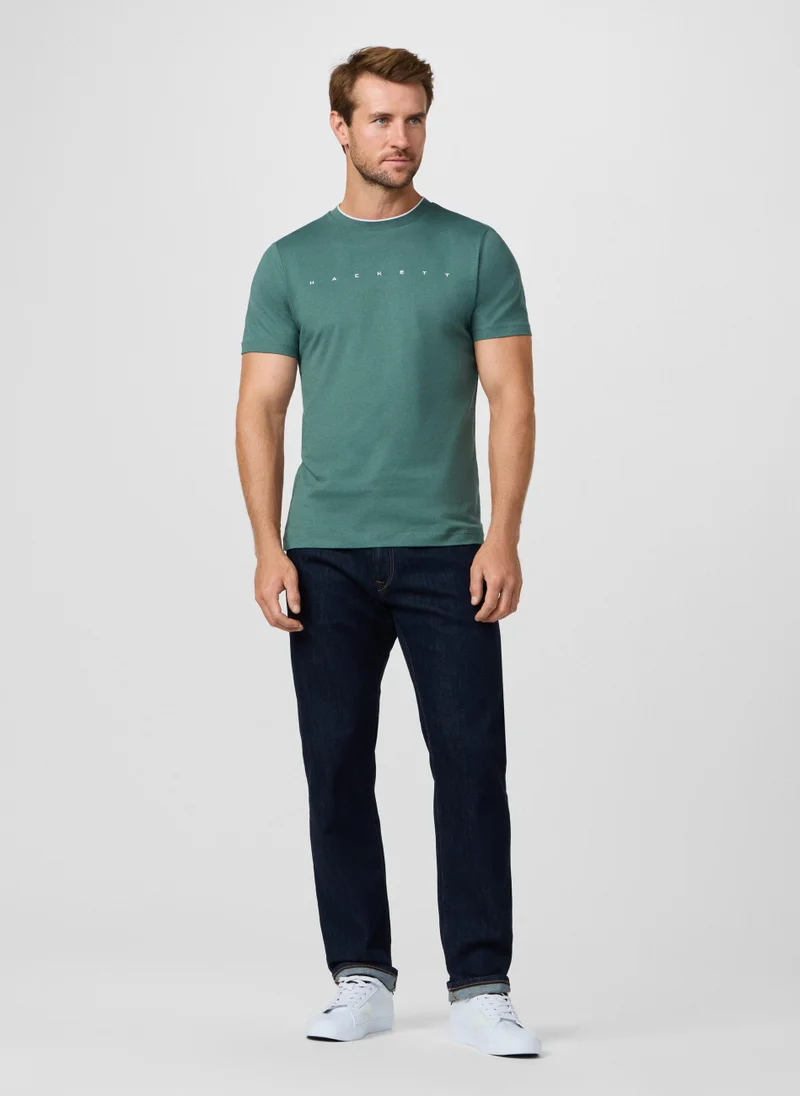 Hackett  Classic Fit Short Sleeve Branded T-Shirt for Men | Best Price UAE