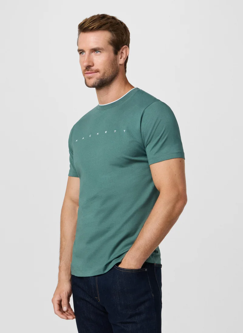 Hackett  Classic Fit Short Sleeve Branded T-Shirt for Men | Best Price UAE