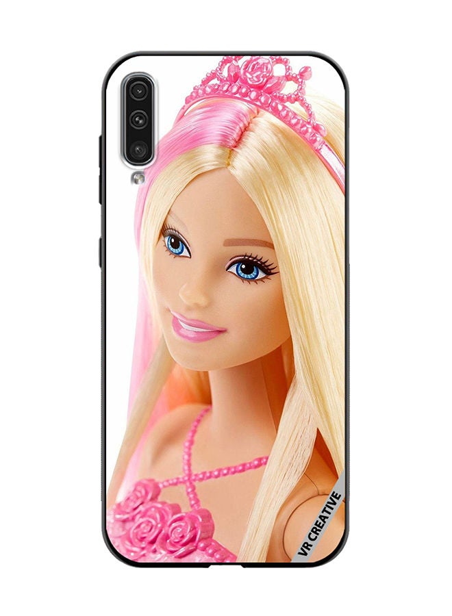 VR CREATIVE Protective Case Cover For Samsung Galaxy A50/A50s Barbie With Hair Design Multicolour - Image 1