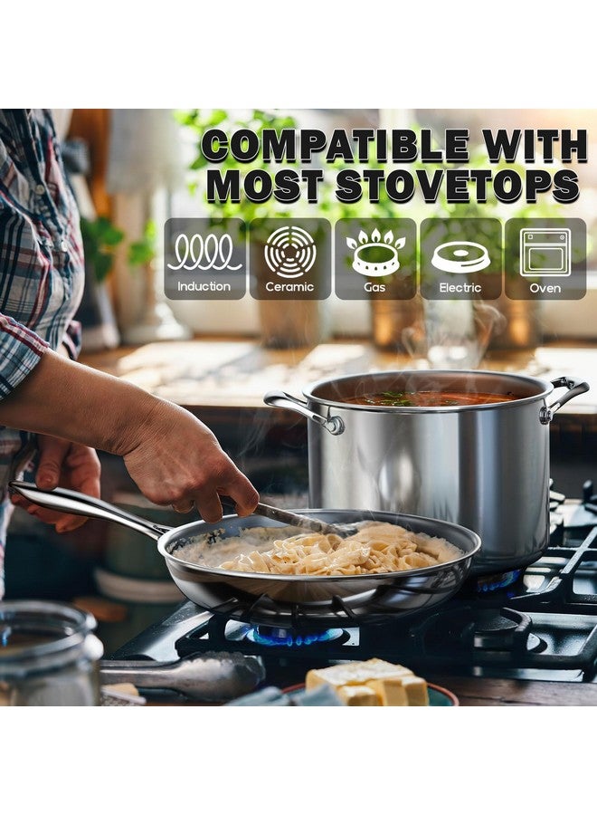 Cooks Standard قدر صلصة متعدد الطبقات من كوكستاندرد، 3 كوارت، فضي - Image 3