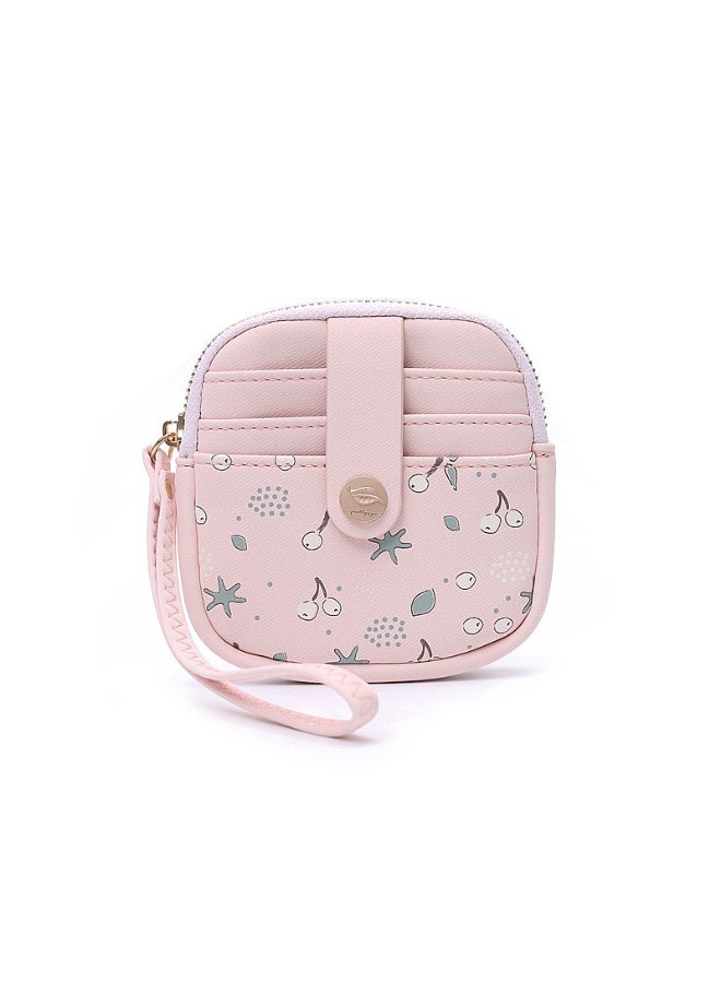 Prettyzys Compact Zipper Wallet with Wrist Strap – Mini Card & Coin Purse for Everyday Essentials - Image 4