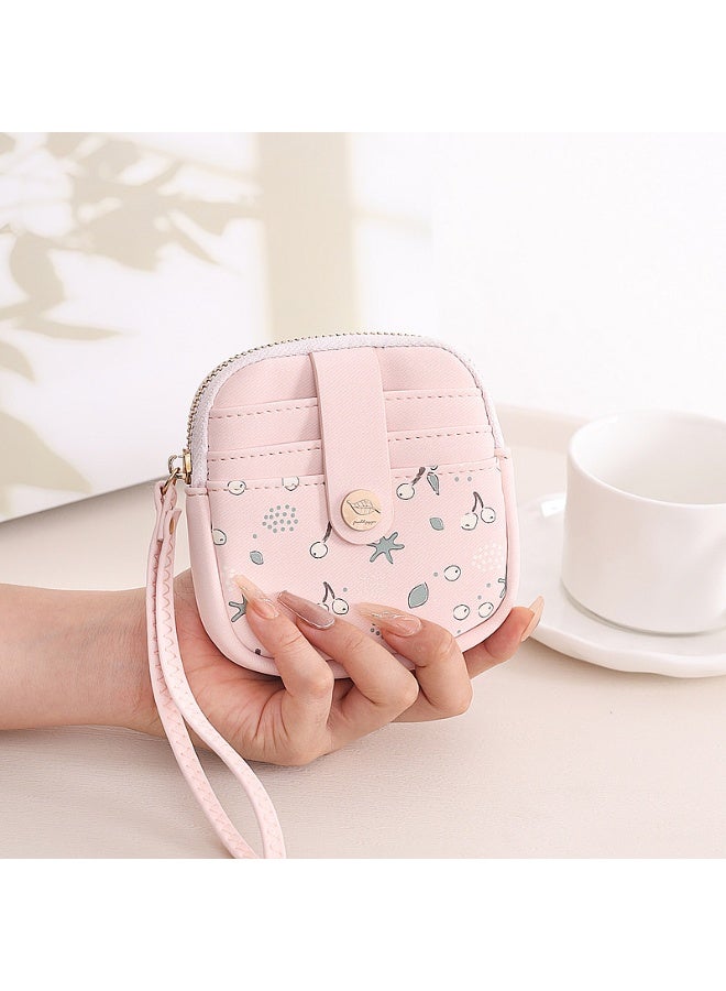 Prettyzys Compact Zipper Wallet with Wrist Strap – Mini Card & Coin Purse for Everyday Essentials - Image 2