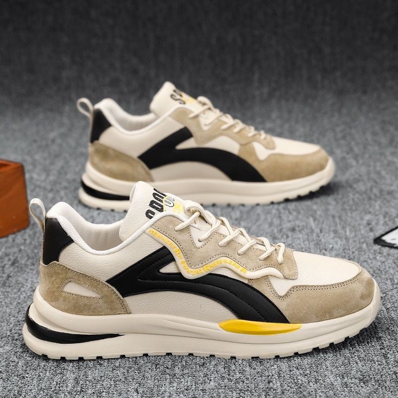 2023 Breathable Mens Casual Sneakers A08 Khaka 