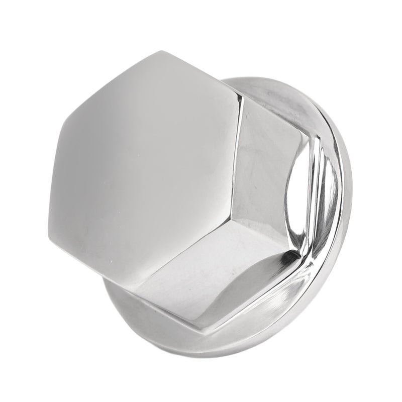 Steering Wheel Center Nut: 5/8In-18 316 Stainless Steel Sturdy Construction - High Gloss Mirror Polish Marine Steering Nut for Boat Yacht Hydraulic Helm Systems - Image 5