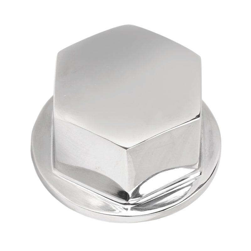 Steering Wheel Center Nut: 5/8In-18 316 Stainless Steel Sturdy Construction - High Gloss Mirror Polish Marine Steering Nut for Boat Yacht Hydraulic Helm Systems - Image 4