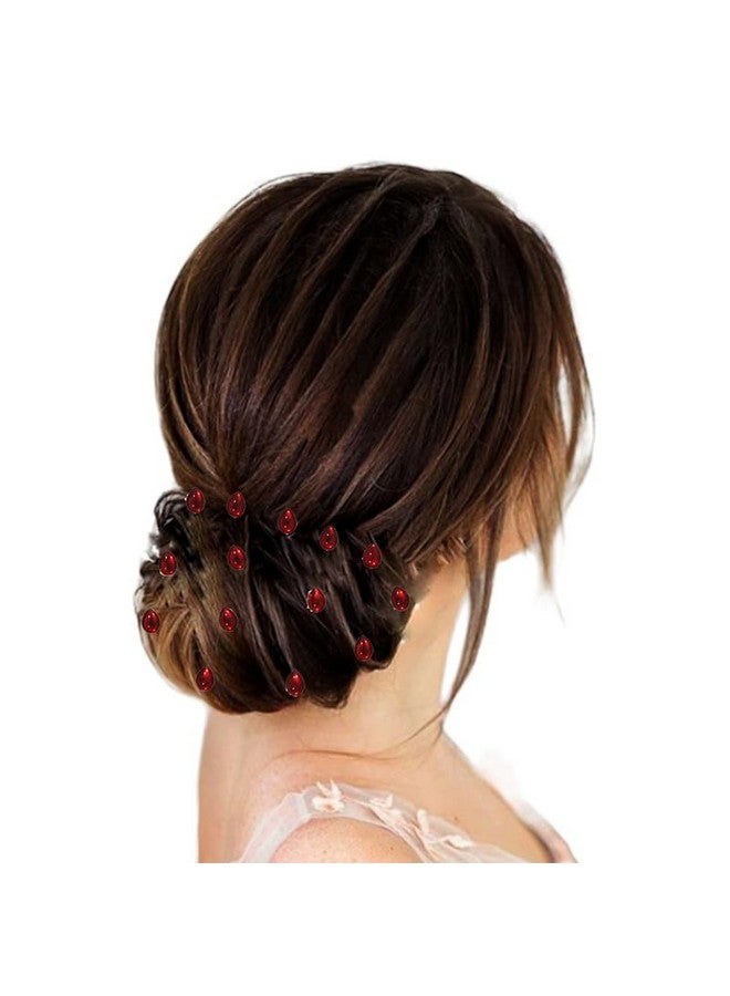 Ansh Chic Tilak-Shaped Hair Stickers: Easy Application, 36 Pieces, Versatile Design for All Hair Types, Adds Elegance, Perfect for Any Occasion, Lightweight and Comfortable_2852_Maroon - Image 2