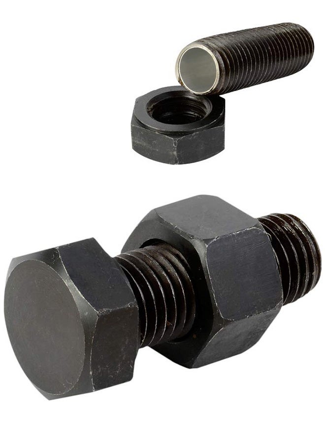 Metal Secret Storage Bolt with Hidden Compartment, Multi-Purpose Pill and Money Holder - Image 1
