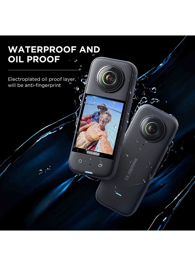 O Ozone 2 Pack Screen Protector For Insta360 ONE X3 Action Camera Ultra HD Flexible Soft Glass Film Screen Protector for Insta360 ONE X3  - Image 2