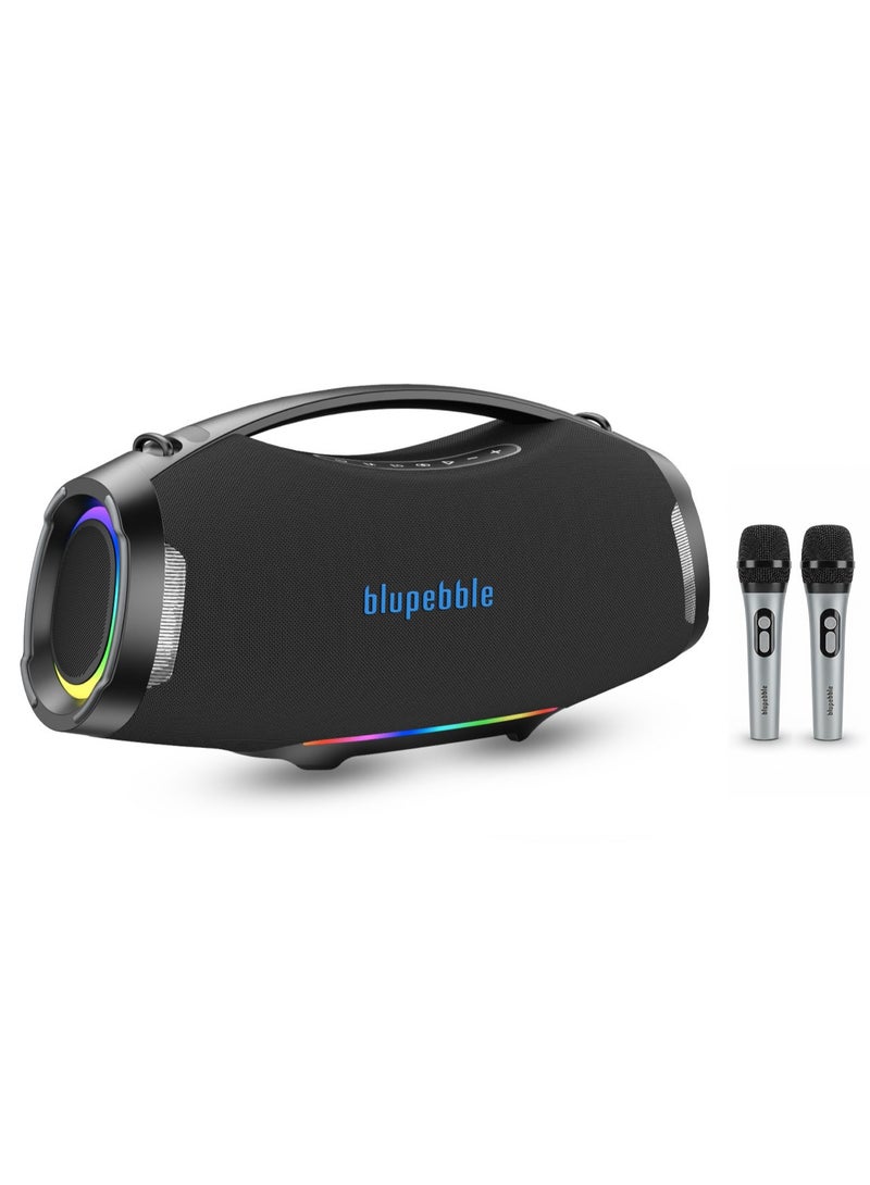 blupebble مكبر صوت بلوتوث محمول ThunderBlast 500W | أضواء حفلات RGB | ميكروفونات مزدوجة | بطارية 40,000mAh مع 20 ساعة من وقت التشغيل | مكبر صوت لاسلكي مقاوم للماء IPX6 - Image 1