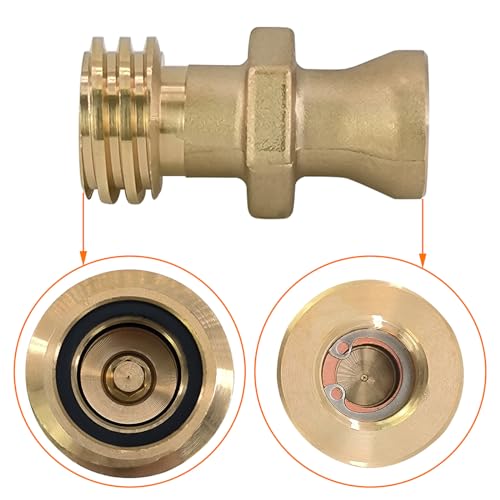 ASTAMOTOR RE7141M Thread Valve Forklift Propane Tank Male Connector Connection Fitting Adapter - Image 4