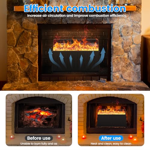 johgee Small Pellet Basket, Portable Pellet Burner Basket for Fireplaces and Wood Stoves,11.5 × 8 × 6.7inch - Image 3