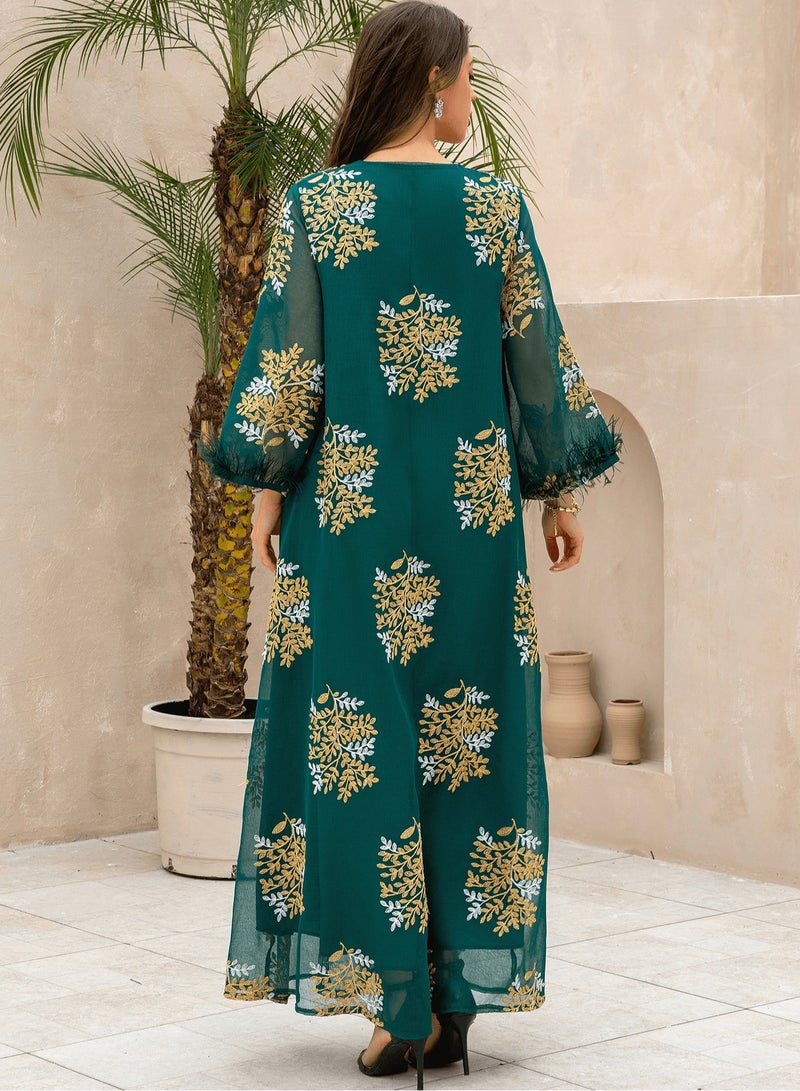 xozgdovg Muslim women's robes new dress  - Image 2