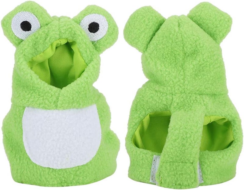 Christmas Pet Bird Clothes Lovely Cartoon Embroidered Costume for Parties, New Years, and Photo Shoots Fleece 6.3 X 4.3 X 0.8 Inches (L) - Image 4