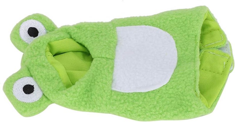 Christmas Pet Bird Clothes Lovely Cartoon Embroidered Costume for Parties, New Years, and Photo Shoots Fleece 6.3 X 4.3 X 0.8 Inches (L) - Image 1