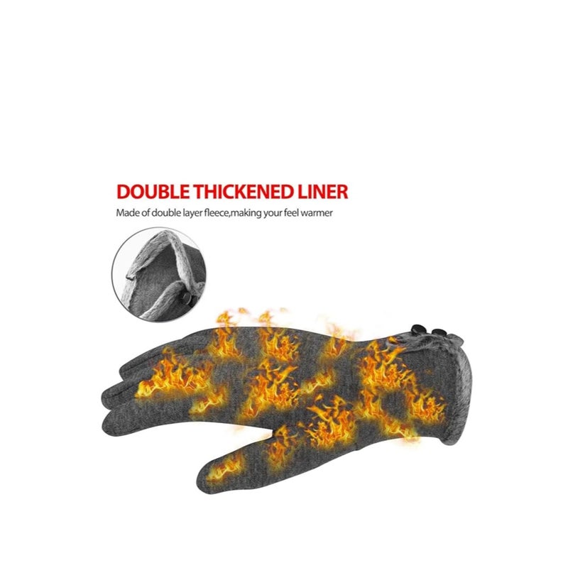 SOLARAE Women Winter Gloves Warm Touchscreen Gloves Windproof Gloves for Women Girls Ladies Winter Using Gifts - Image 3