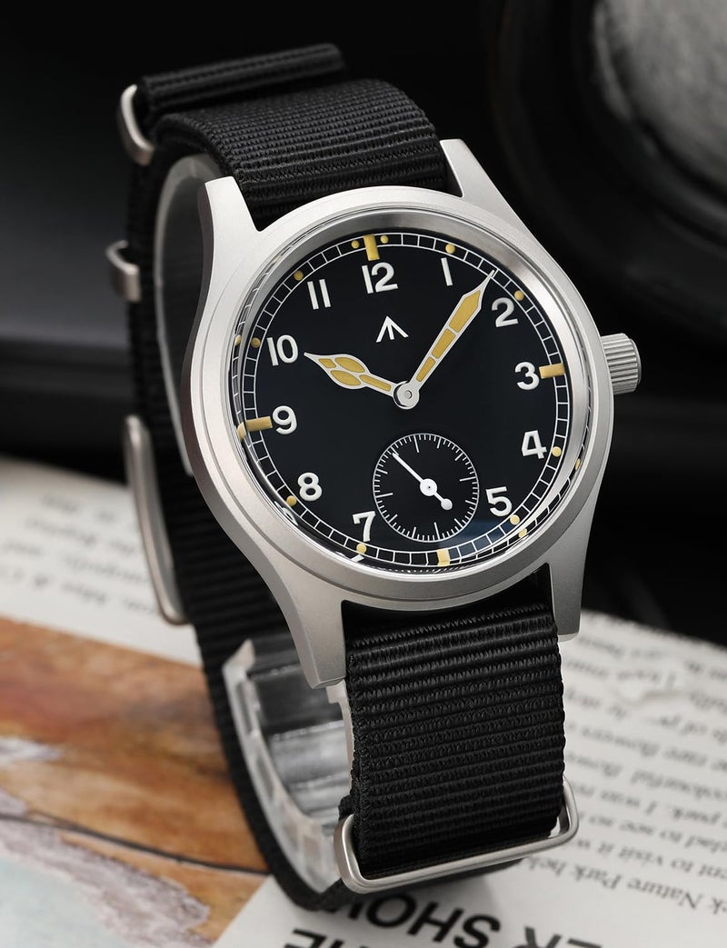 TACTICAL FROG Militado D12 Military Mens Watch VD78 Quartz Sapphire Crystal C3 Super Luminous 36mm Dial Military-Style Dress Watches, 100M Waterproof - Image 5