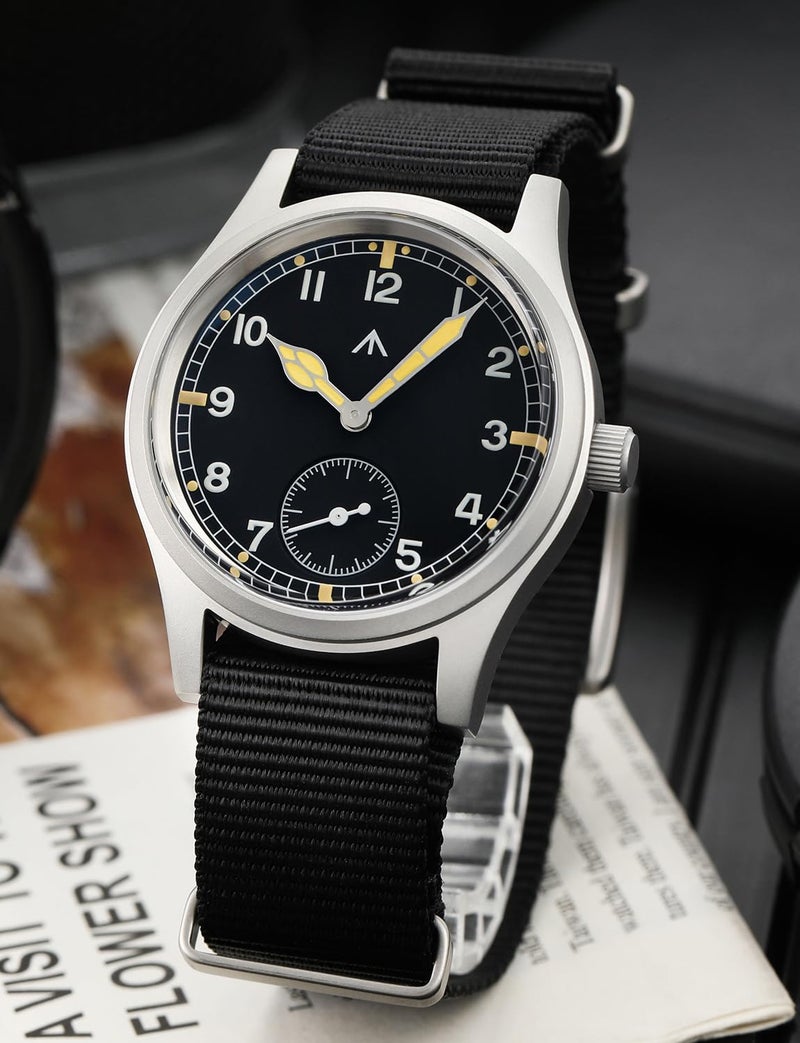 TACTICAL FROG Militado D12 Military Mens Watch VD78 Quartz Sapphire Crystal C3 Super Luminous 36mm Dial Military-Style Dress Watches, 100M Waterproof - Image 2