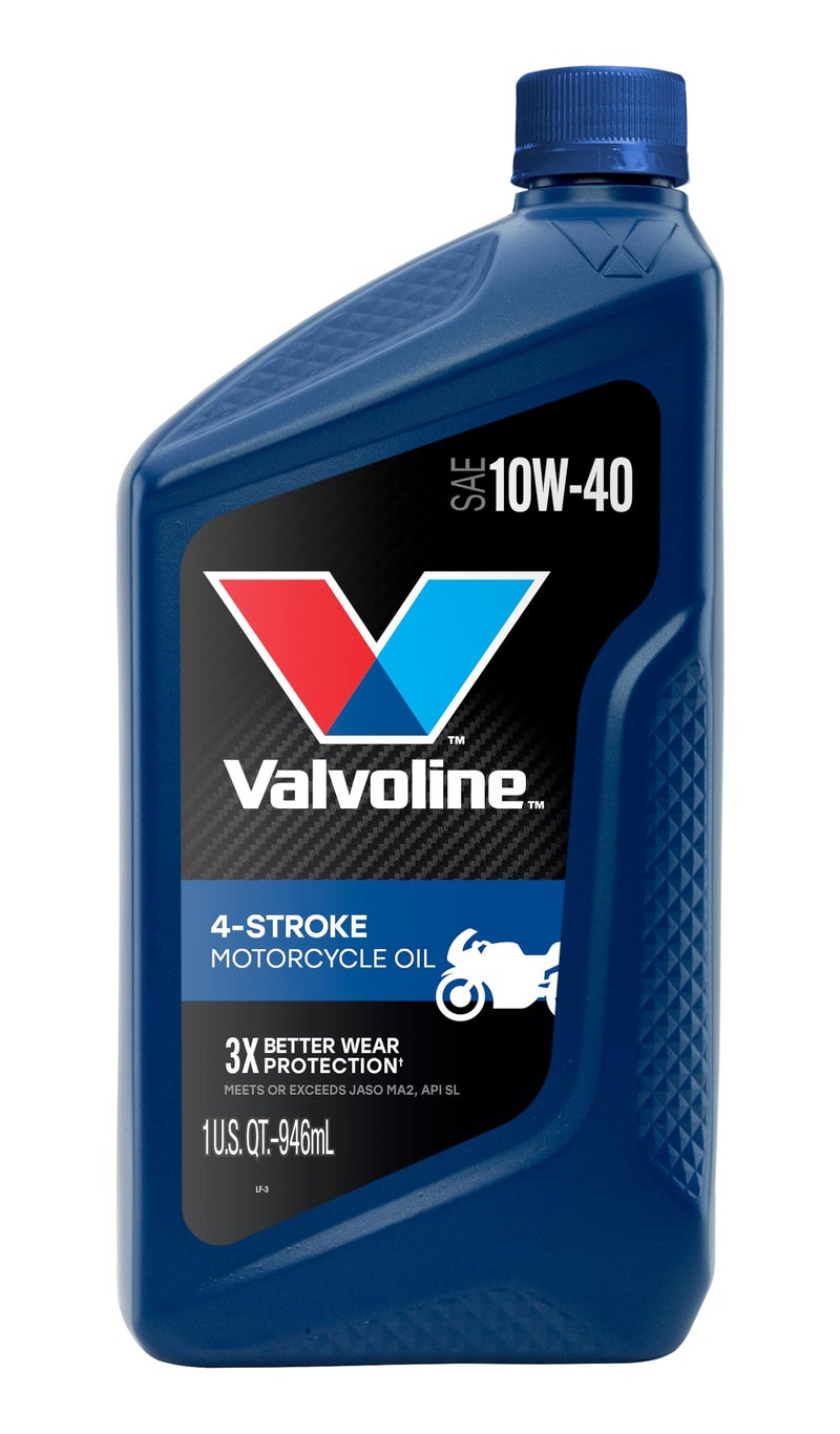 Valvoline 4Stroke Motorcycle 10W40 Motor Oil 1 Quart - Image 2