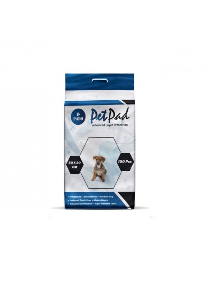 PADO 100pc Advanced Layer Protection Pet Pad 50x50CM - Image 1