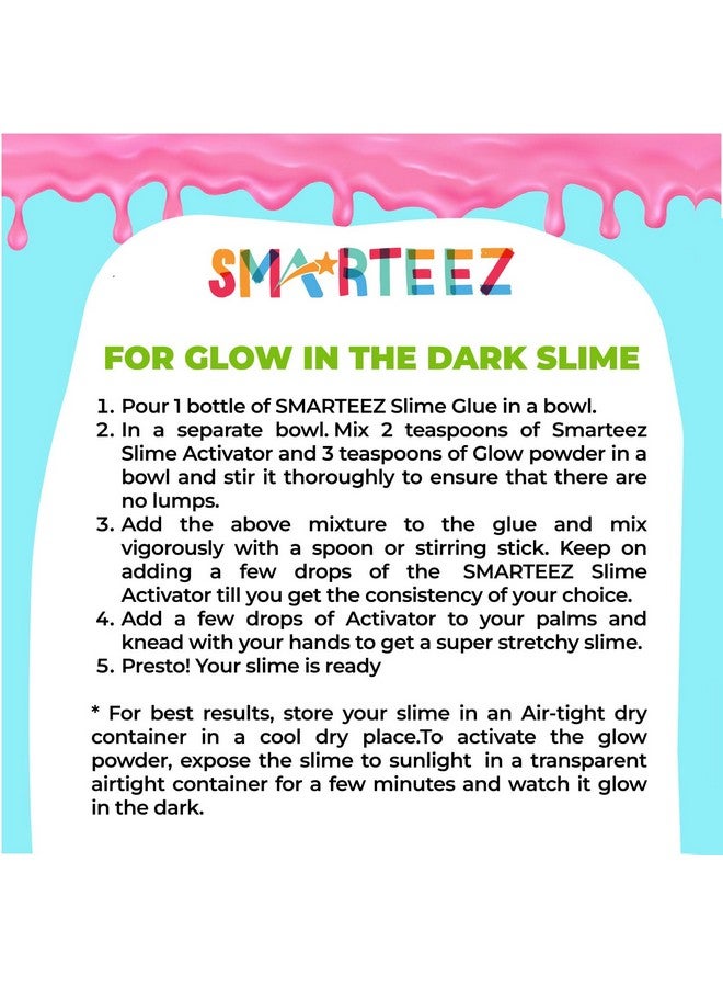 SMARTEEZ Unicorn Slime Therapy Jar | Unicorn Slime Kit | Slime Making Kit | 25+ Slime Batches | Glow In Dark Slime | Metallic Slime | Cloud Slime | Non Toxic | Safe | Kid Friendly | Jelly Putty Toys - Image 3