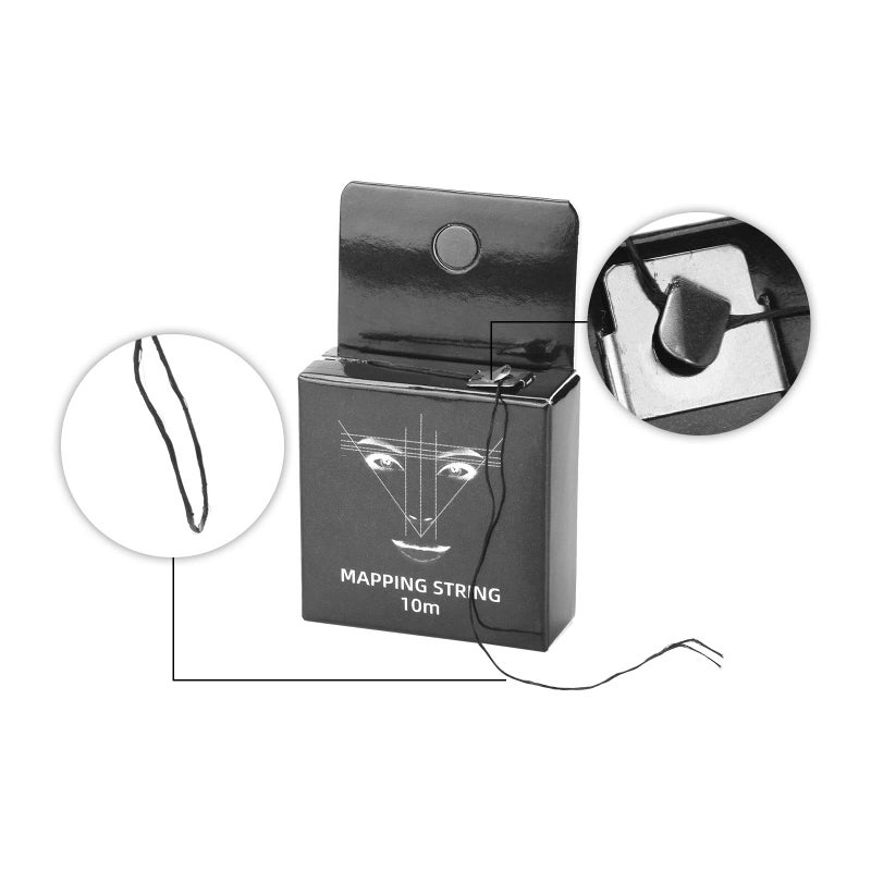 JimKing Eyebrow Mapping String, Eyebrow Measuring Tool, Pre-inked Microblading String, Premium Map Line for Eyebrow Shaping, Eyebrow Maker Thread Line Tool, 10 Meters per Box - Image 3