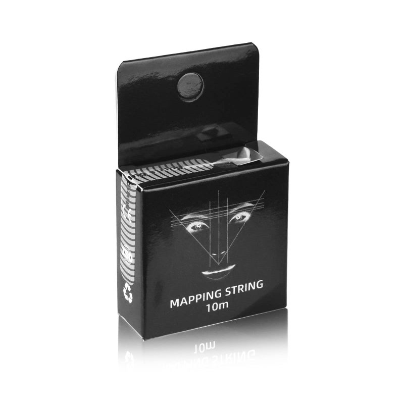 JimKing Eyebrow Mapping String, Eyebrow Measuring Tool, Pre-inked Microblading String, Premium Map Line for Eyebrow Shaping, Eyebrow Maker Thread Line Tool, 10 Meters per Box - Image 1