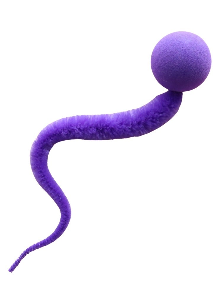 5 pieces Elastic Caterpillar Cat Toys for Active Fun Colorful and Safe Cat Chew Toys - Image 5