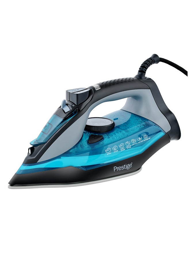 Prestige Iron Ceramic Soleplate 2600 Watts 350 ml 2600 W PR81510 Blue/Black - Image 1