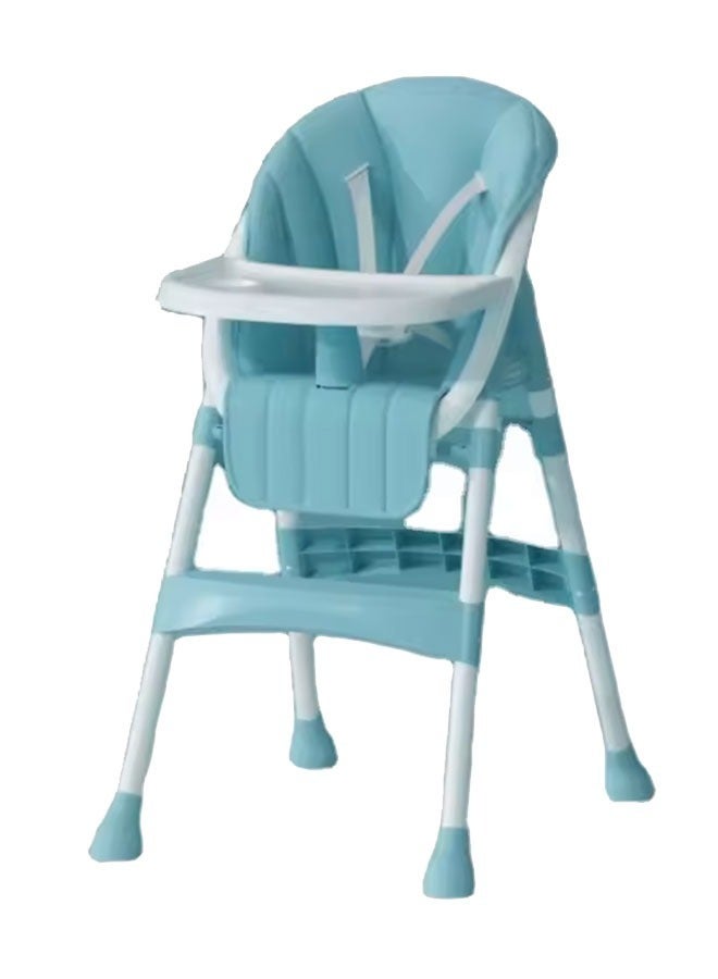 فول جوي كرسي طعام قابل للطي قابل للتعديل متعدد الوظائف  - أزرق - Image 1