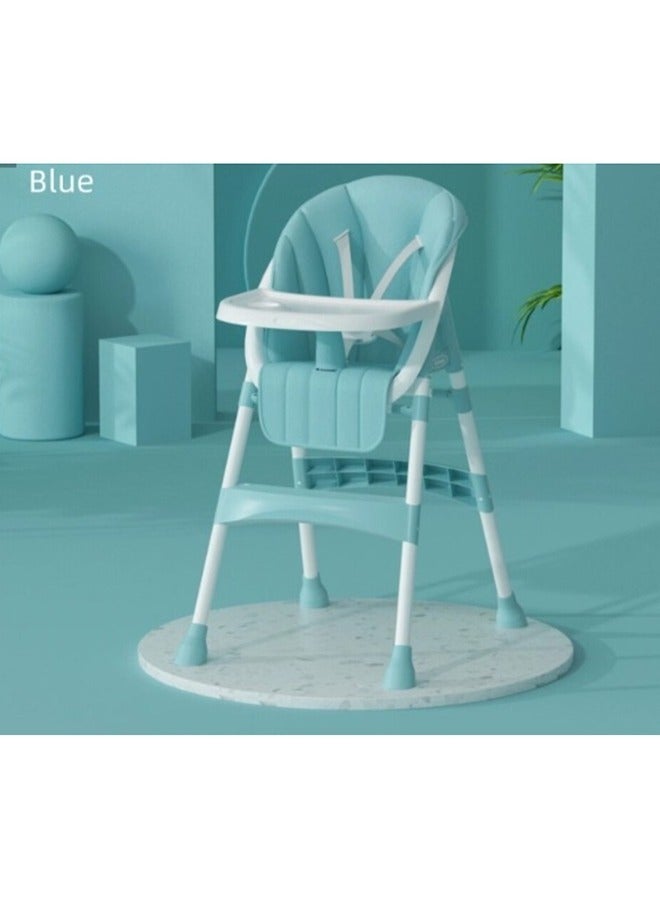 فول جوي كرسي طعام قابل للطي قابل للتعديل متعدد الوظائف  - أزرق - Image 2