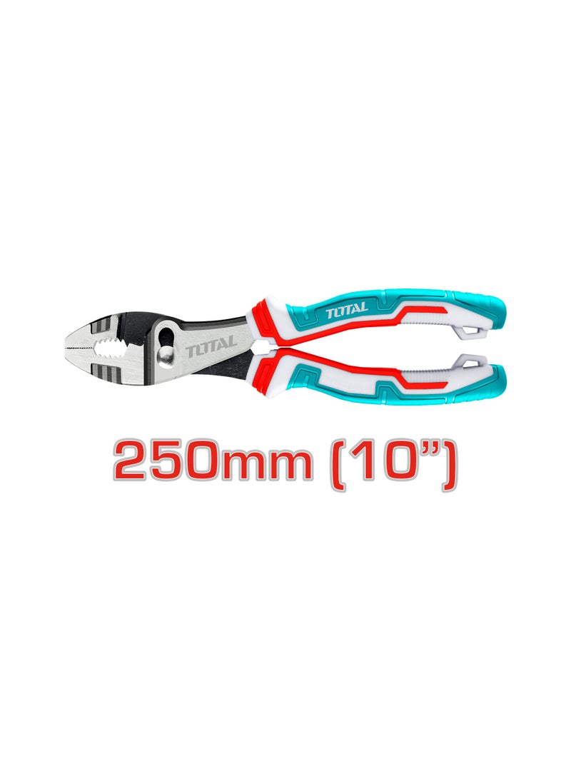 توتال كماشة احترافية منزلقة من توتال، مقاس 250 مم / 10 بوصات، بتشطيب أسود مؤكسد، مزودة بمقبض TPR مريح، موديل THT118102 - Image 2