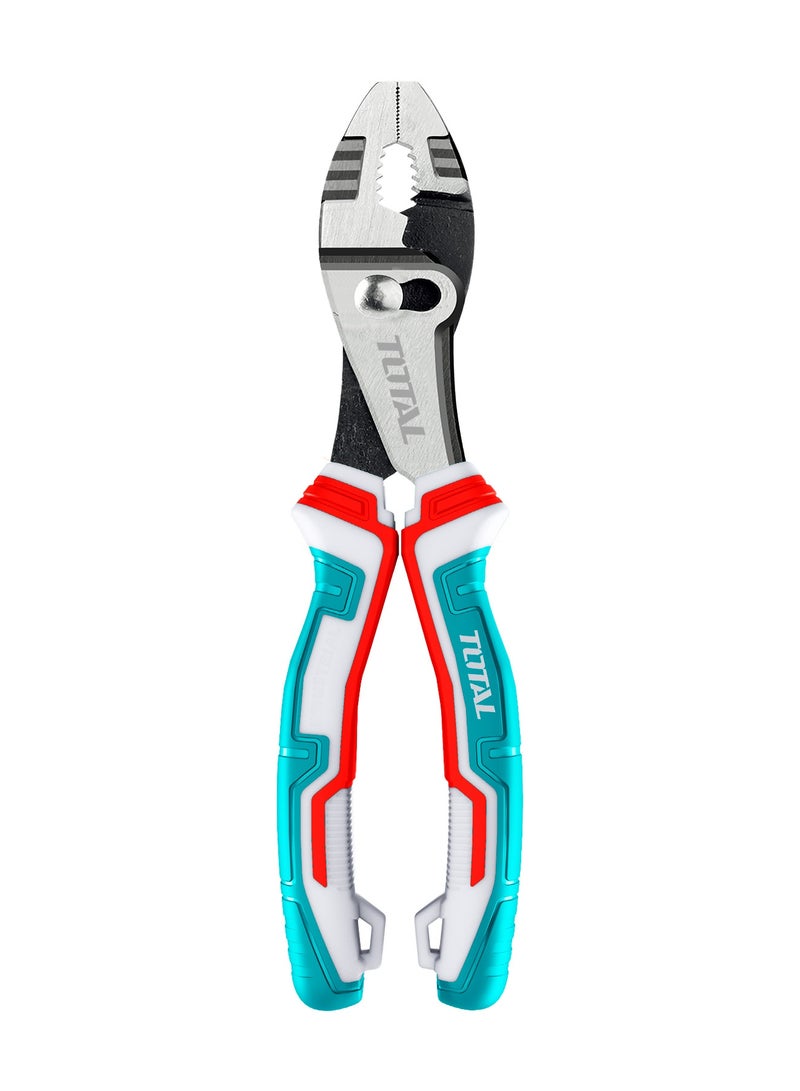 توتال كماشة احترافية منزلقة من توتال، مقاس 250 مم / 10 بوصات، بتشطيب أسود مؤكسد، مزودة بمقبض TPR مريح، موديل THT118102 - Image 1