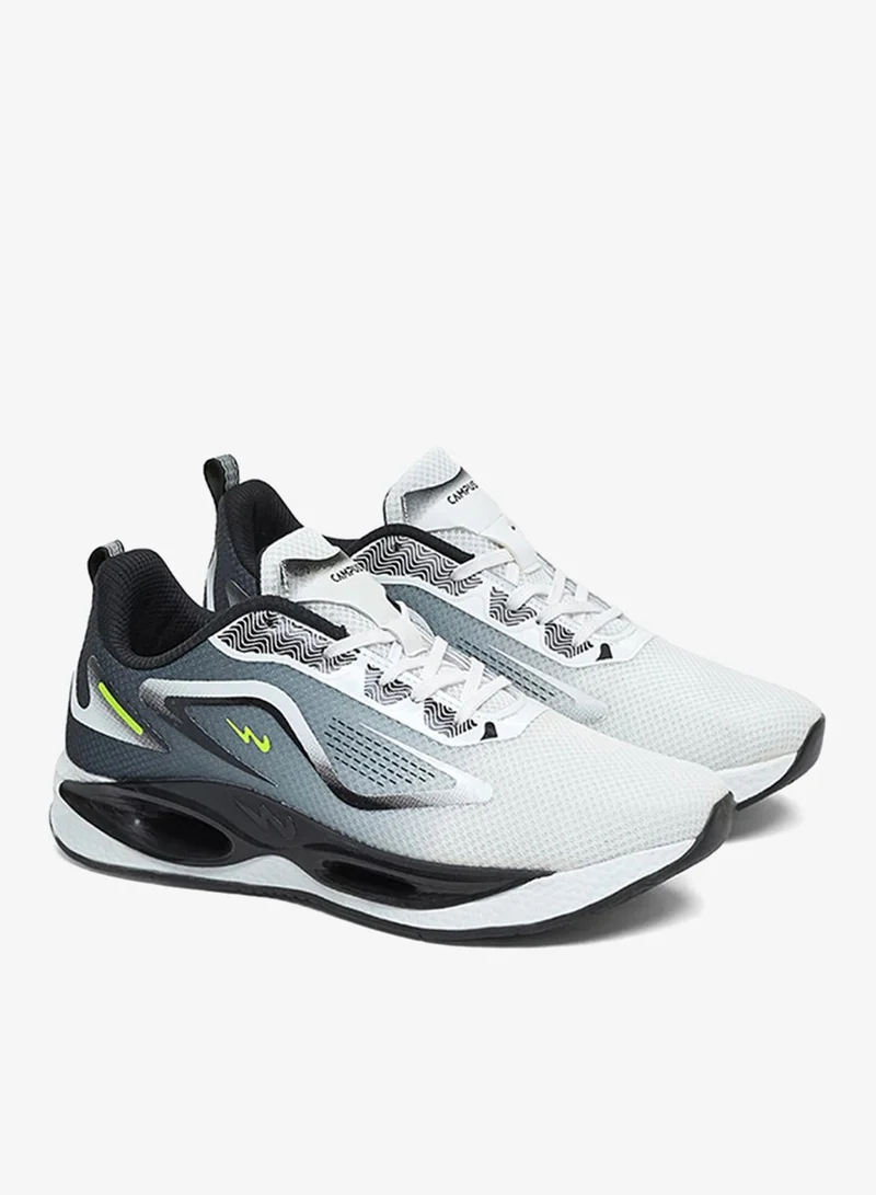 Campus RODRI Men Rodri Bubble Yoga Max Lace-Up Running Shoes-White for Men | Best Price UAE