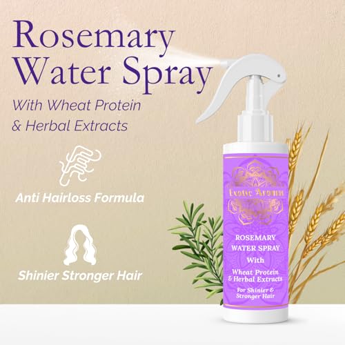 Exotic Aromas Rosemary Water Spray with Wheat Protein & Herbal Extracts, For thicker,shinier & stronger hair, 100 ML - Image 2