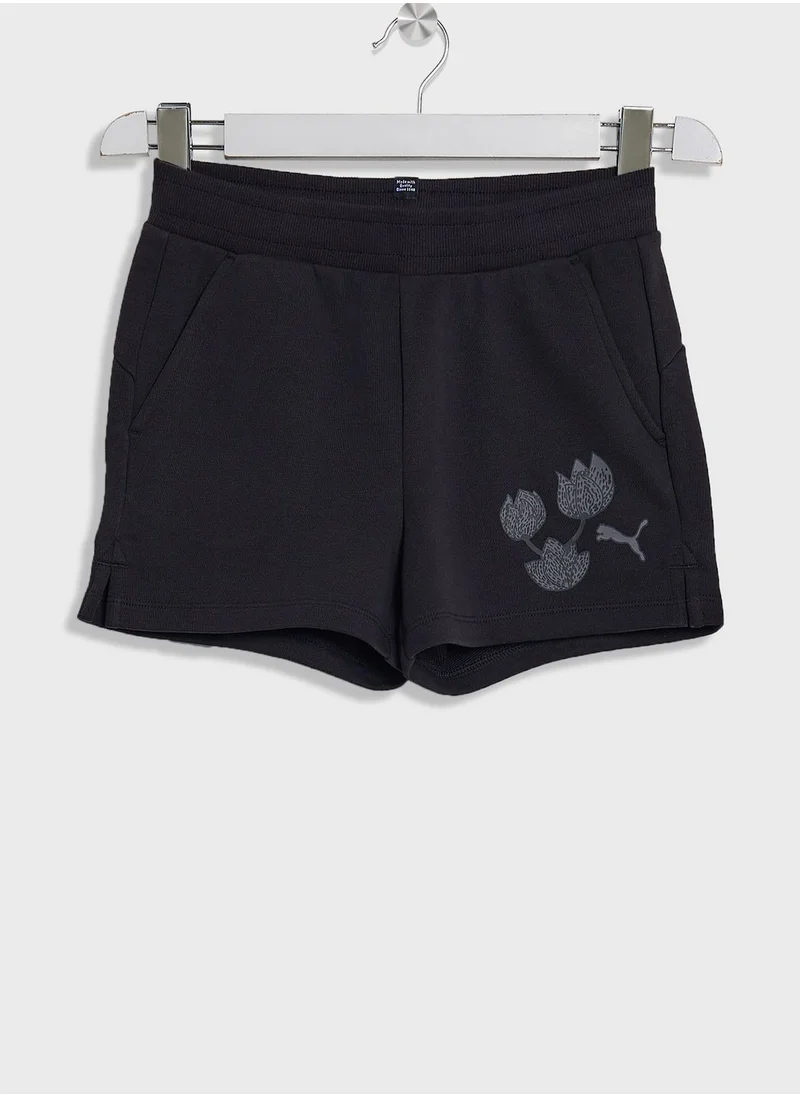 PUMA Kids Blossom T-Shirt   & Shorts Set